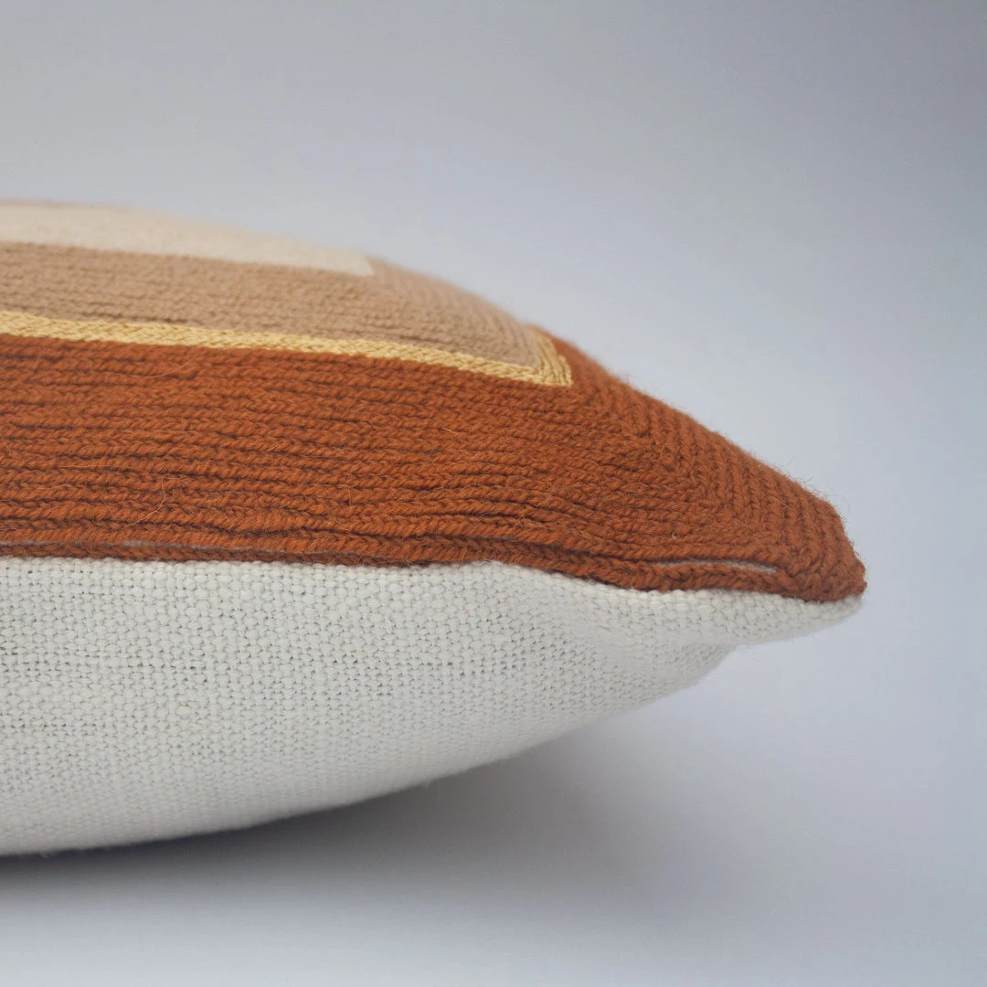 Leah Singh Marianne Wool Lumbar Pillow Cover - Ochre Home Goods 6 Leah Singh Marianne Wool Lumbar Pillow Cover - Ochre Home Goods