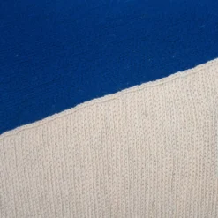 Leah Singh Marianne Triangle Wool Lumbar Pillow Cover - Blue 10 Leah Singh Marianne Triangle Wool Lumbar Pillow Cover - Blue