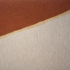 Leah Singh Home Goods Marianne Triangle Wool Lumbar Pillow Cover - Ochre