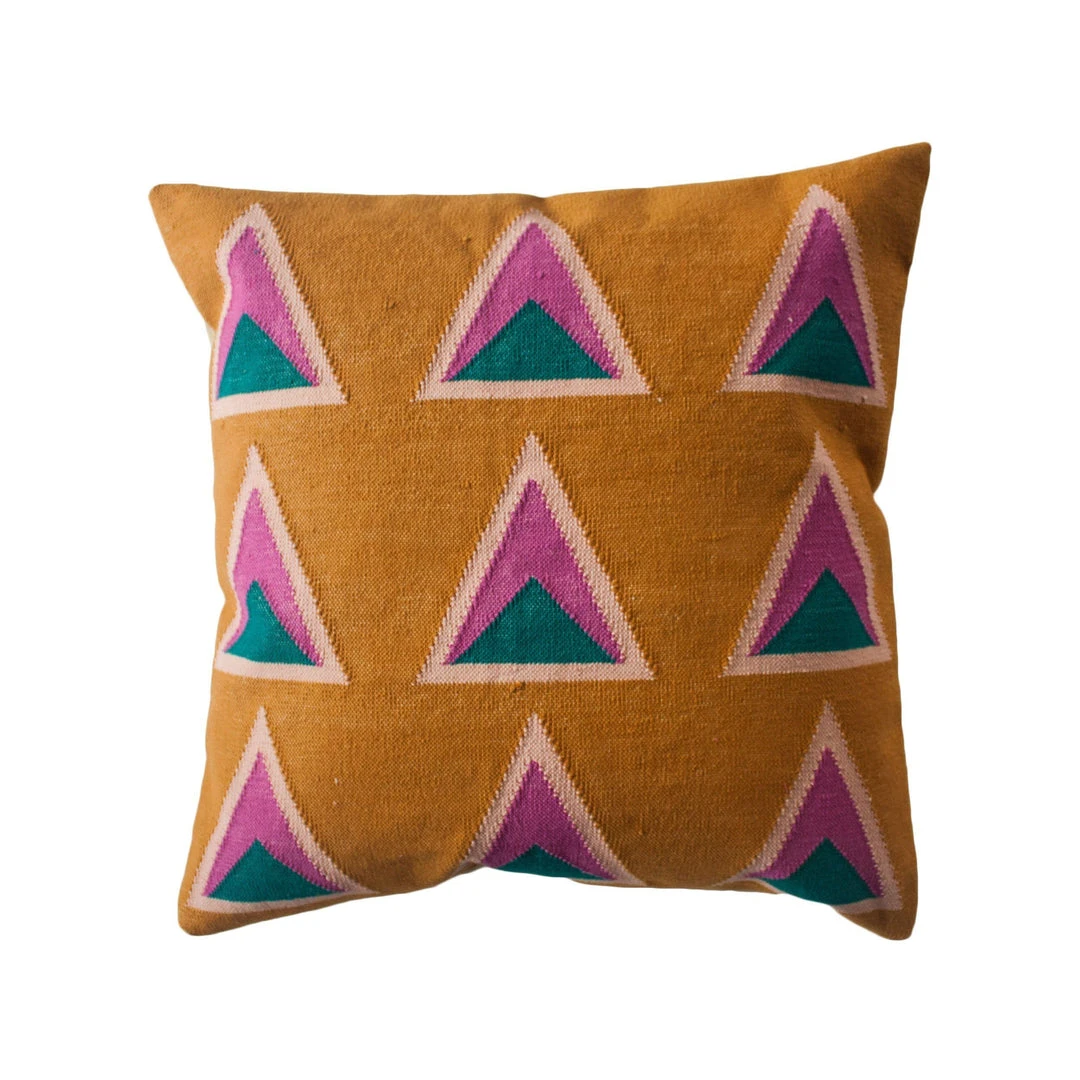 Leah Singh Maya Throw Pillow Cover - Ochre Home Goods 3 Leah Singh Maya Throw Pillow Cover - Ochre Home Goods