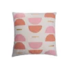 Leah Singh Melanie Wool Floor Pillow Cover - Coral Home Goods