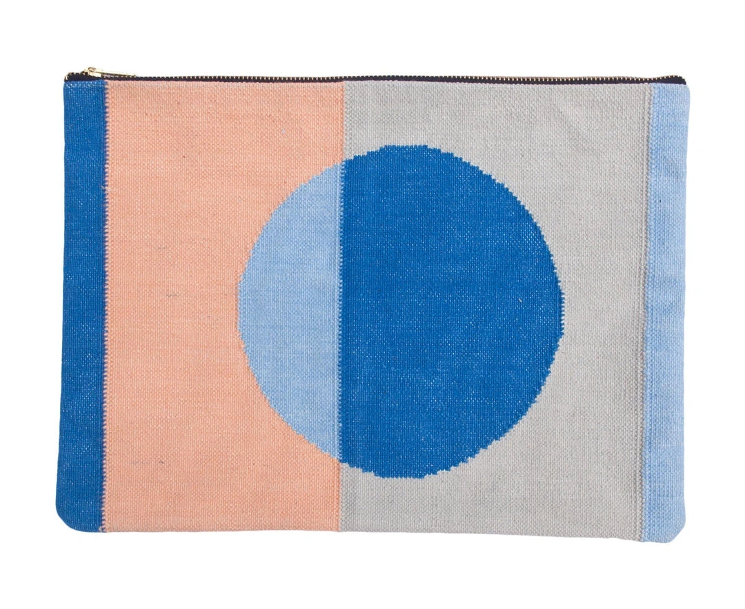 Leah Singh Handcrafted Olivia Circle Clutch - Peach 3 Leah Singh Handcrafted Olivia Circle Clutch - Peach