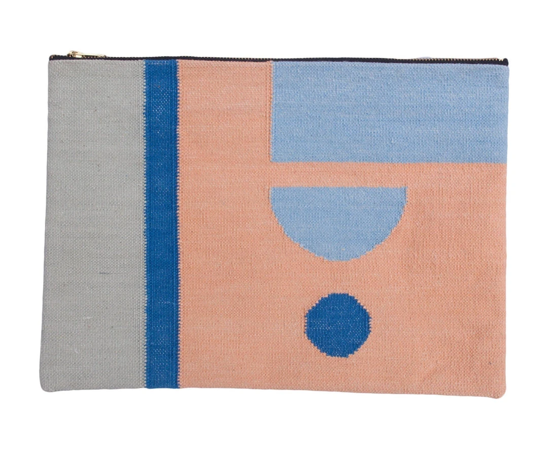 Leah Singh Olivia Drops Clutch - Peach Handcrafted 3 Leah Singh Olivia Drops Clutch - Peach Handcrafted