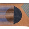 Leah Singh Olivia Stripe Clutch - Ochre Handcrafted 2 Leah Singh Olivia Stripe Clutch - Ochre Handcrafted
