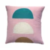 Leah Singh Viola Throw Pillow Cover - Blush 1 Leah Singh Viola Throw Pillow Cover - Blush