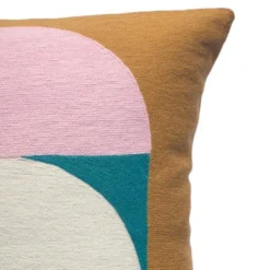 Leah Singh Home Goods Viola Wool Throw Pillow Cover - Ochre