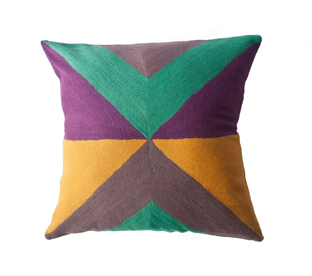 Leah Singh Zimbabwe West Summer Wool Throw Pillow Cover 3 Leah Singh Zimbabwe West Summer Wool Throw Pillow Cover
