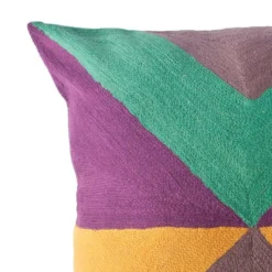 Leah Singh Zimbabwe West Summer Wool Throw Pillow Cover 7 Leah Singh Zimbabwe West Summer Wool Throw Pillow Cover