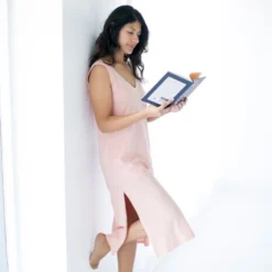 Leena & Lu BIPOC Owned Pima Long Dress - Shell 5 Leena & Lu BIPOC Owned Pima Long Dress - Shell