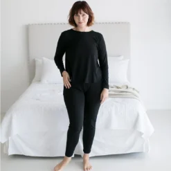 Leena & Lu Best Sellers Pima Pants - Black 12 Leena & Lu Best Sellers Pima Pants - Black