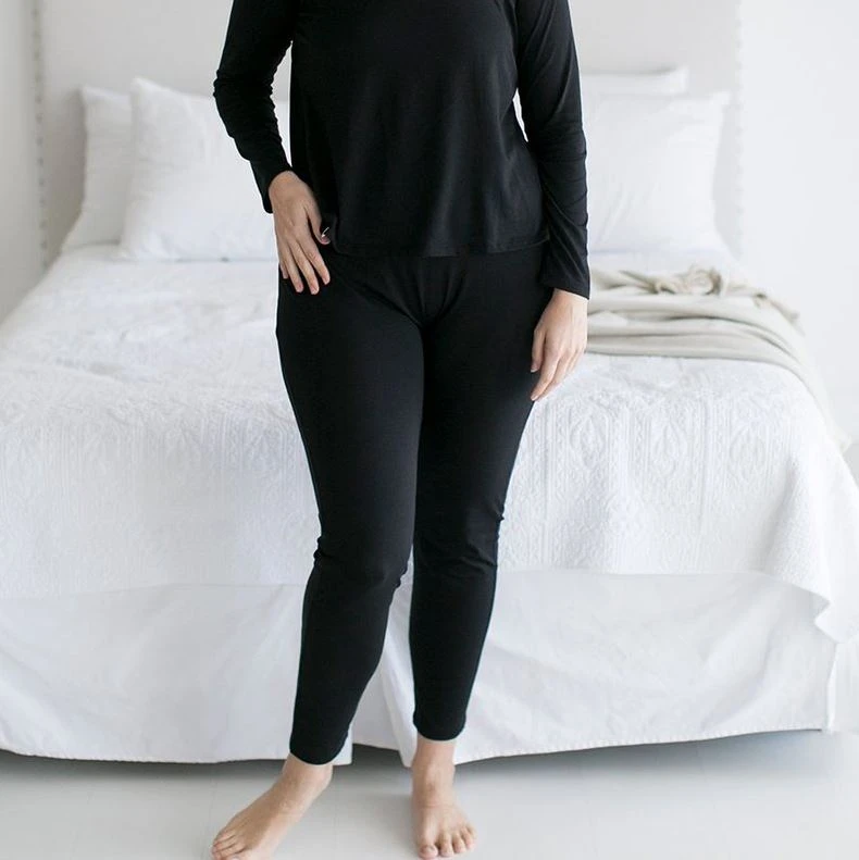 Leena & Lu Best Sellers Pima Pants - Black 5 Leena & Lu Best Sellers Pima Pants - Black