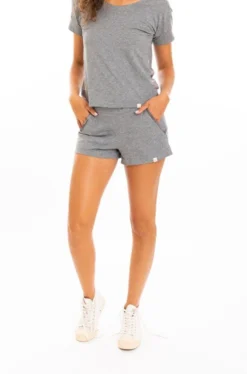 Leena & Lu Best Sellers Pima Short - Gray
