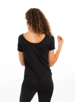 Leena & Lu Pima Short Sleeve Tee - Black BIPOC Owned 11 Leena & Lu Pima Short Sleeve Tee - Black BIPOC Owned