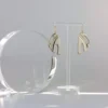 L.Greenwalt Jewelry Abstract Monstera Earrings Special Occasion