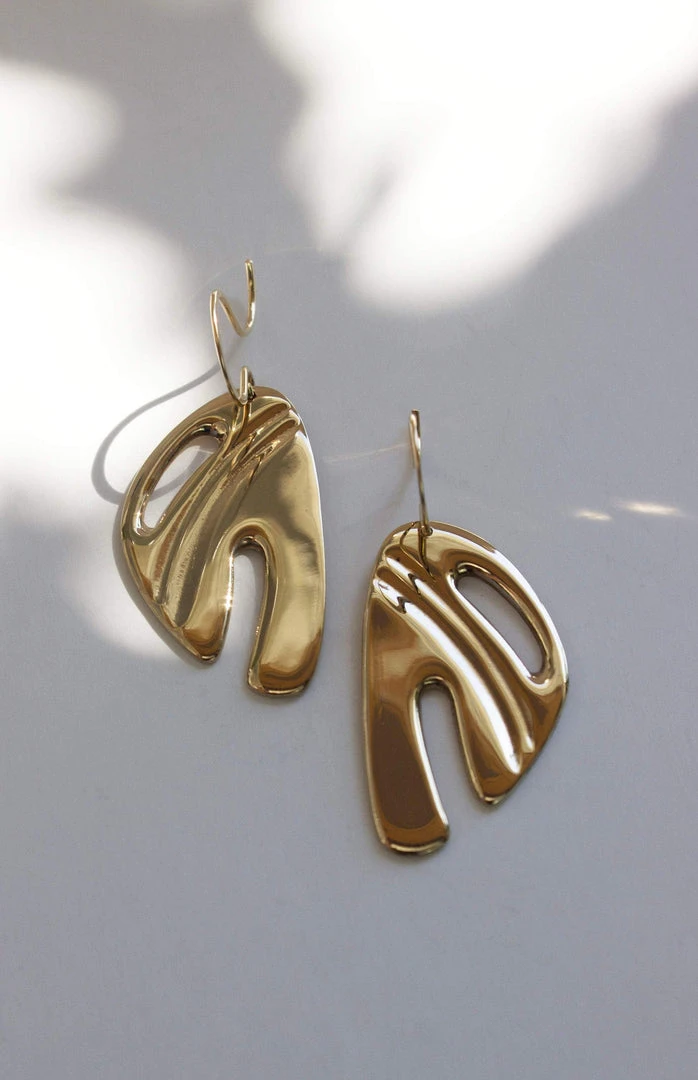 L.Greenwalt Jewelry Abstract Monstera Earrings Special Occasion 5 L.Greenwalt Jewelry Abstract Monstera Earrings Special Occasion
