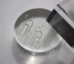 L.Greenwalt Jewelry Streamline Long Profile Earrings