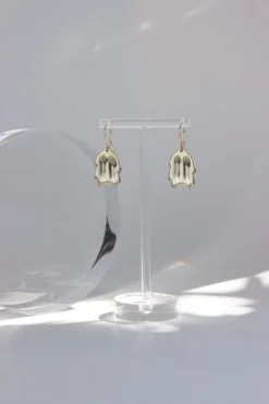 L.Greenwalt Jewelry Christmas Cactus Earrings Special Occasion