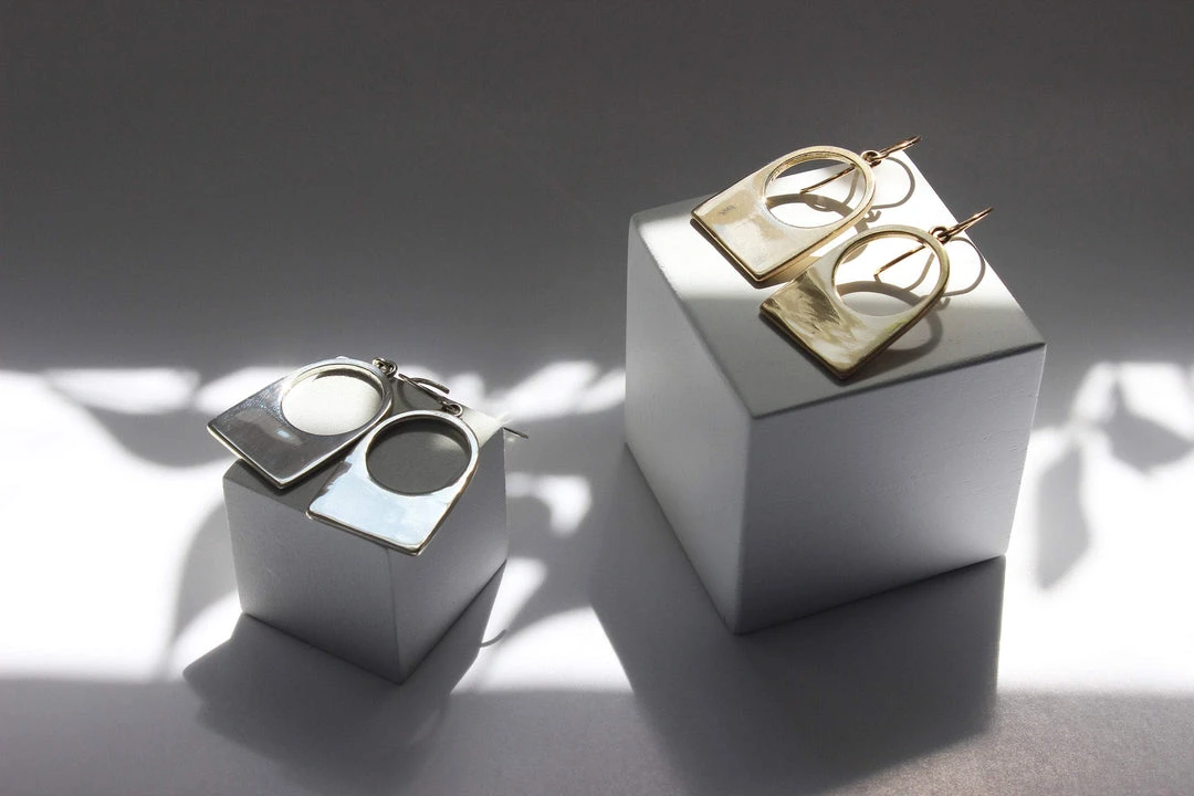 L.Greenwalt Jewelry Contour Earrings 10 L.Greenwalt Jewelry Contour Earrings