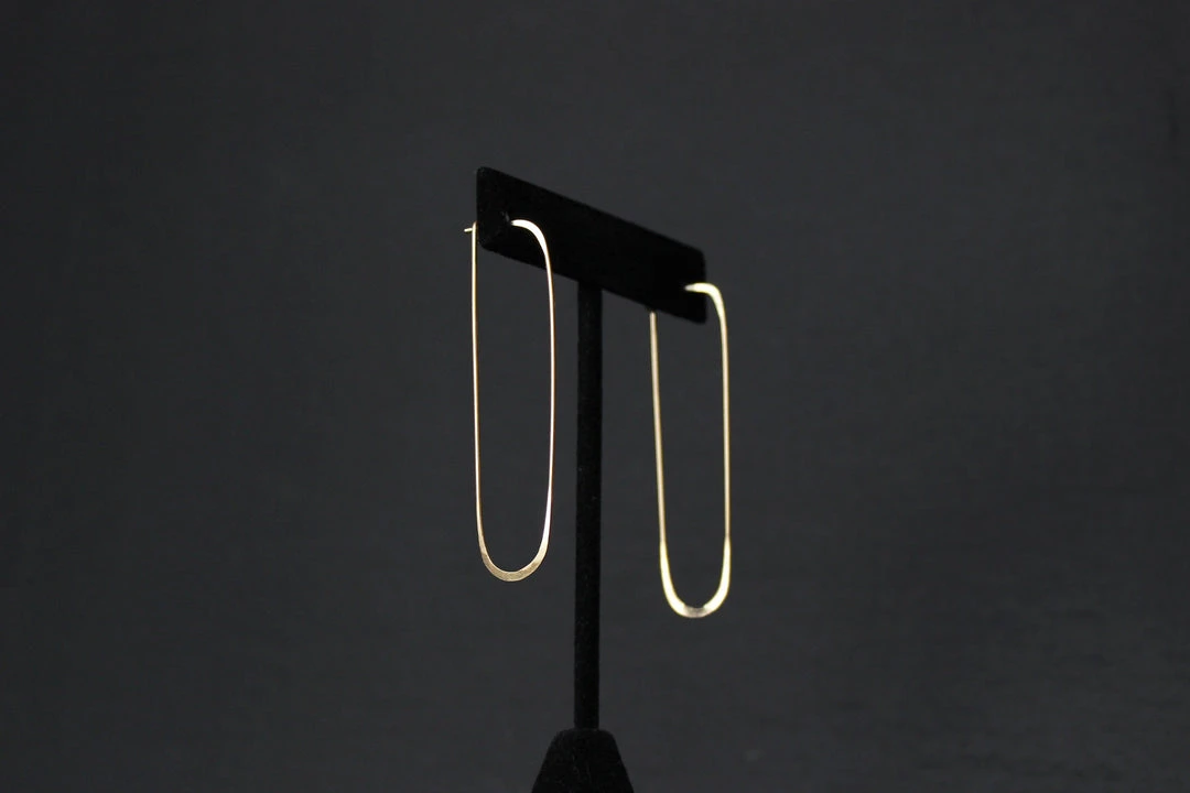 L.Greenwalt Jewelry Best Sellers Long Oval Hoop Earrings 9 L.Greenwalt Jewelry Best Sellers Long Oval Hoop Earrings