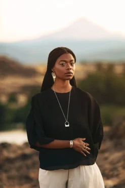 L.Greenwalt Jewelry Contour Necklace - Small 14 L.Greenwalt Jewelry Contour Necklace - Small