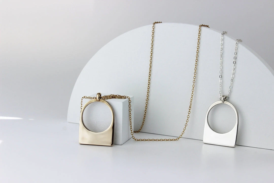 L.Greenwalt Jewelry Contour Necklace - Small 6 L.Greenwalt Jewelry Contour Necklace - Small