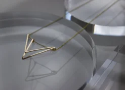 L.Greenwalt Jewelry Acute Triangle Necklace