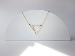 L.Greenwalt Jewelry Acute Triangle Necklace