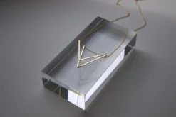 L.Greenwalt Jewelry Acute Triangle Necklace