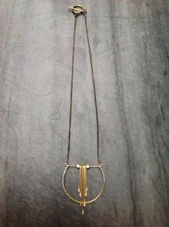 L.Greenwalt Jewelry Handcrafted Crescent Cascade Necklace 15 L.Greenwalt Jewelry Handcrafted Crescent Cascade Necklace