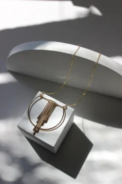 L.Greenwalt Jewelry Handcrafted Crescent Cascade Necklace 14 L.Greenwalt Jewelry Handcrafted Crescent Cascade Necklace