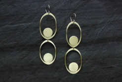 L.Greenwalt Jewelry Saturnia Earrings - Long