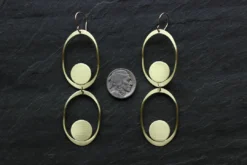 L.Greenwalt Jewelry Saturnia Earrings - Long
