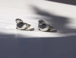 L.Greenwalt Jewelry Euphorbia Hoop Earrings