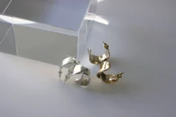 L.Greenwalt Jewelry Euphorbia Hoop Earrings