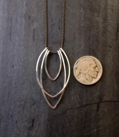 L.Greenwalt Jewelry Flame Necklace - Small