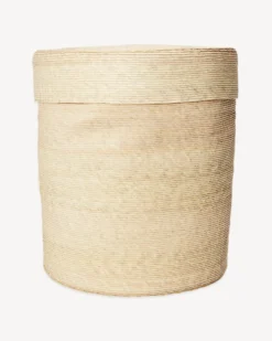 Minna Lidded Palm Basket