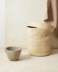 Minna Lidded Palm Basket