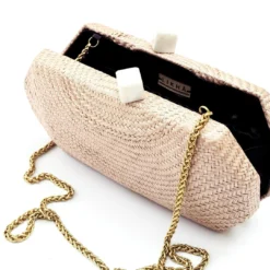 LIKHÂ Dusty Rose Clutch Special Occasion
