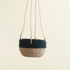 LIKHÂ Colorblock Hanging Planter Basket Home Goods