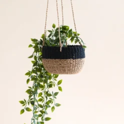 LIKHÂ Colorblock Hanging Planter Basket Home Goods