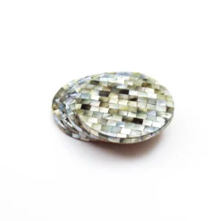 LIKHÂ Mosaic Mother Of Pearl Coaster Set Kitchen + Dining 10 LIKHÂ Mosaic Mother Of Pearl Coaster Set Kitchen + Dining