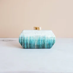 LIKHÂ Teal Clutch Bag Accessories