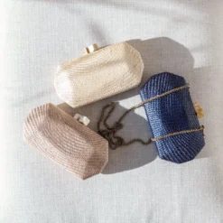 LIKHÂ White Woven Clutch Accessories 15 LIKHÂ White Woven Clutch Accessories