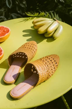 Salt & Umber Best Sellers Lily Mule - Mustard 19 Salt & Umber Best Sellers Lily Mule - Mustard