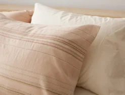 Coyuchi Home Goods Lobos Sham - Cork / Rosehip