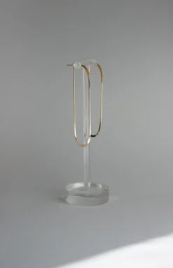 L.Greenwalt Jewelry Best Sellers Long Oval Hoop Earrings