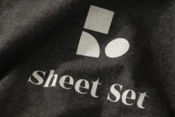 Looma Flannel Sheet Set - Charcoal Home Goods