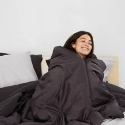 Looma Home Goods Duvet Set - Charcoal