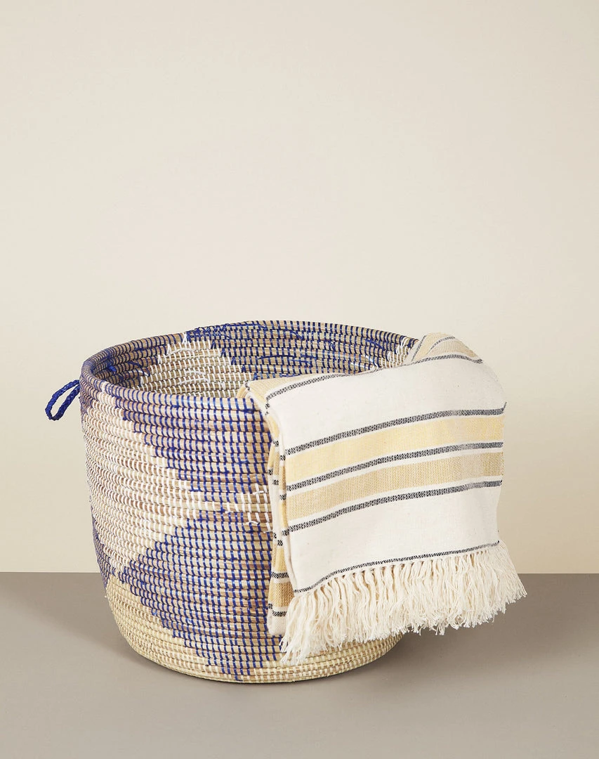Mbare Low Patterned Hamper Basket Home Goods 6 Mbare Low Patterned Hamper Basket Home Goods