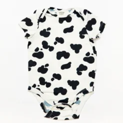 Lucky Bug Clothing Baby's Essential Bamboo Cow Onesie